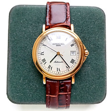 RARE Raymond Weil Geneve White Dial Automatic Swiss Made Vintage Watch