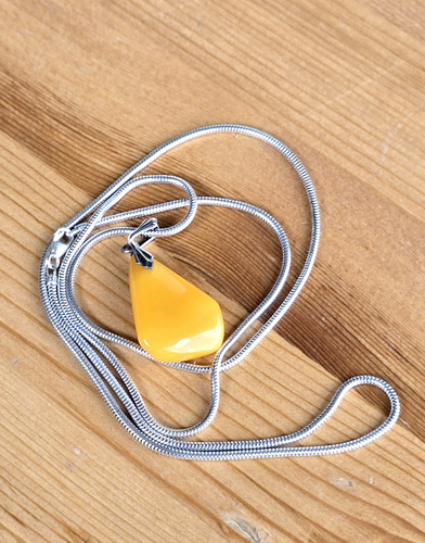 Vintage anhänger butterscotch - vintage,