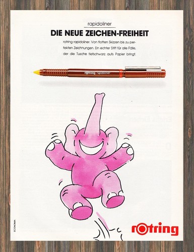 Rotring rapidoliner reklame - rotring,