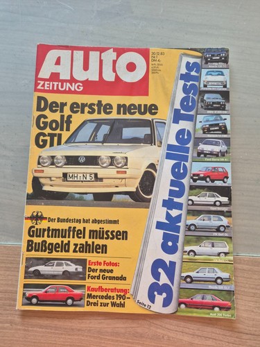 Auto zeitung 1984 - 1/1984, golf