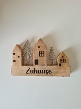 Deko "Zuhause", Aufsteller