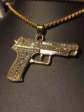 Herren Halskette Pistole