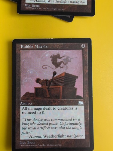 Bubble matrix artefakt - ,
