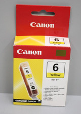 Canon Original BCI-6Y Druckerpatrone gelb für pixma iP3000/iP4000/iP4000R/MP750