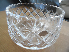 alte Kristallschale Echt