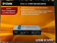 DLINK DKVM-4U KVM Switch 4port