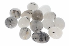  Turmalin Quarz Trommelsteine