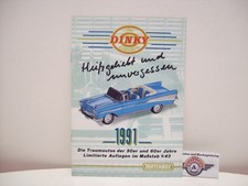 Dinky Katalog 1991, bunt, A5, 12 Seiten, Deutsch