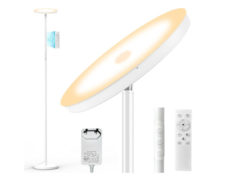 Weiß led stehlampe 3600lm - weiß,