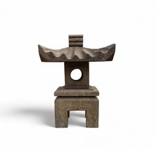 Asiatische Steinlaterne Geisterhaus Ahnenhaus Garten Pagode China Fengshui 35 cm