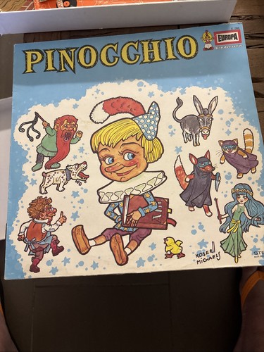 Pinocchio vinyl kinder - pinocchio,
