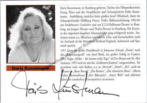 Original autogramm doris - original,
