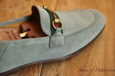 Gucci Hellblau Wildleder