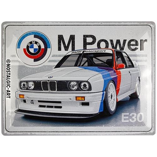 Relief blechschild bmw - relief-blechschild, "bmw
