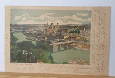 #AK Gruss aus Passau, Litho, gel.1902, n. Gergweis, EF