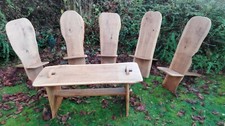 Wikingerstühle Eichenstühle Mittelalter Steckstuhl Tisch Unikat