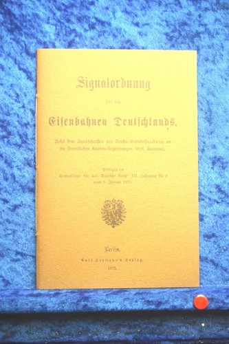 Signalordnung deutschland 1875 - signalordnung,