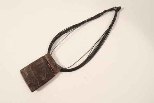 Altes tuareg leder amulett - tuareg,