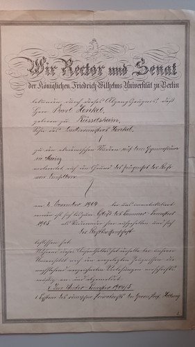 Historische dokumente rector - dokumente:,