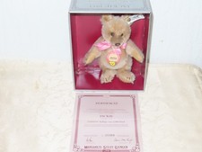 Steiff Bär Teddy Jackie 1953 Replika 1988 mit Original Verpackung! 17cm, N2