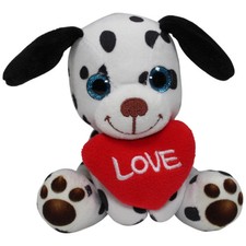 Süßer Dalmatiner mit Herz "LOVE" Kuscheltier 15cm Gebraucht Hund