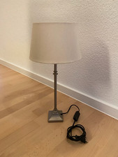 Tischleuchte Silber mit