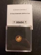 Goldmünze"20Euro-Entwürfe