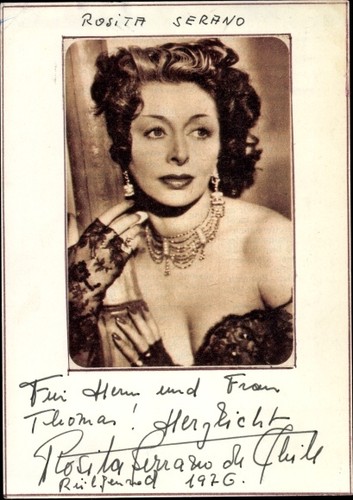 Schauspielerin rosita - ak,