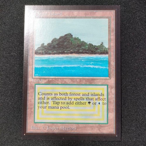 Mtg gold frame tropical - mtg,