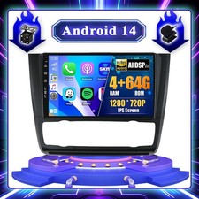 Für BMW 1er E88 E87 E82 E81 2004-2011 Autoradio CarPlay Android 14 Navigation BT
