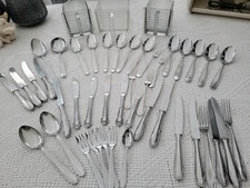 Alte Glasschütten mit Griff ♥  Altes Besteck aus den 50iger Jahren - als SET