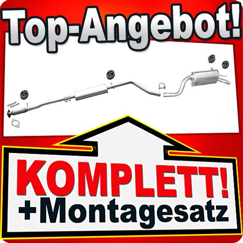 Auspuff für fiat idea 4 - fiat,
