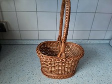 Vintage Weidenkorb,  Flaschenkorb  2 Flasche