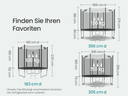 Songmics trampolin für - songmics, trampolin,