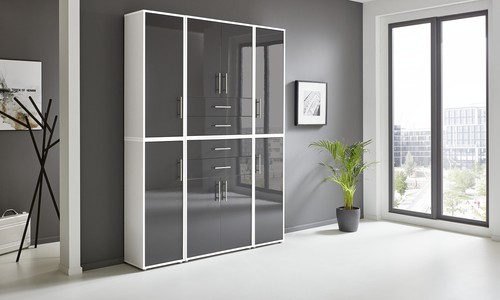 Regalwand schrankwand office - regalwand, schrankwand,