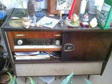 Musiktruhe antik Telefunken