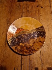 Heinrich Porzellan Bavaria Teller Vintage Ünikat Hand Gemalt L. Fischer 24cm B