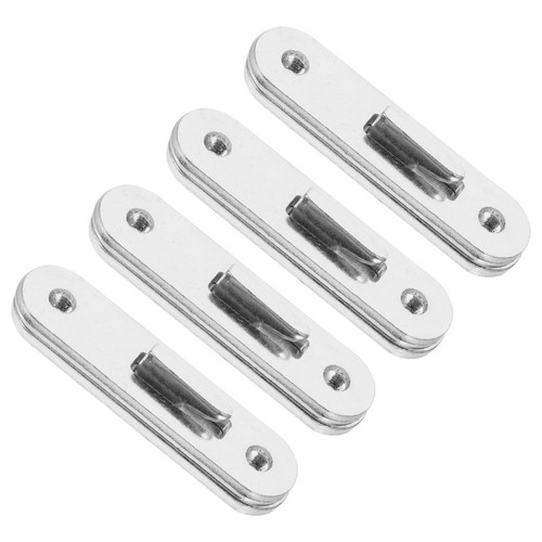 4pcs sturdy silver - bed, rail