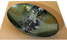 Dekorative Schale aus Glas