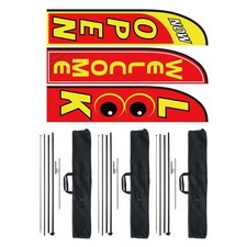 498,5cm Beachflag Werbung