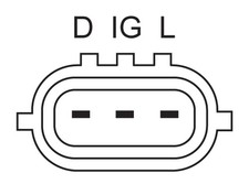 BOSCH Lichtmaschine Generator Lima 0 986 081 950 +40.23€ Pfand 14V für SUZUKI 3