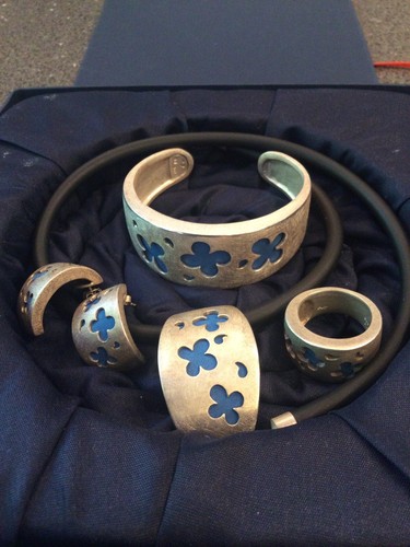 925er silber schmuckset ring - 925er,