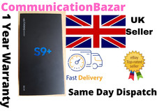 Samsung Galaxy S9 Plus 64GB 6GB schwarz makellos entsperrt Boxed A+++