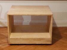 VIERHAUS - Beistelltisch, Travertin, Design, schwer, rollbar