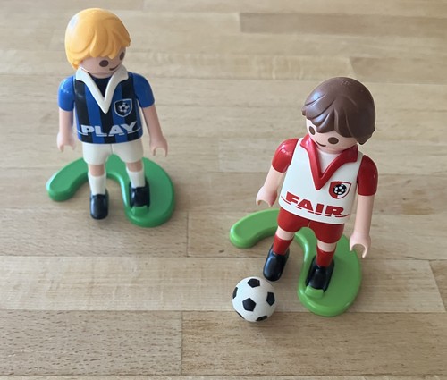 Playmobil figuren und ball - und, aus