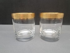  Theresienthal Mintonborde 2 Whiskygläser Tumbler ca. 9,0 cm H. Nachlass Gemarkt