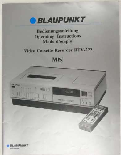 Blaupunkt video cassette - video,