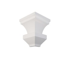 1 Außenecke LED Zierleiste Stuckleiste für indirekte Beleuchtung XPS OL-47