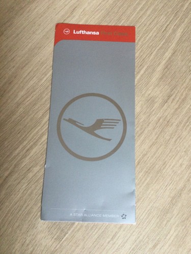 Lufthansa first class - first,