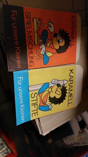 Ddr verpackung karamel stifte - verpackung,